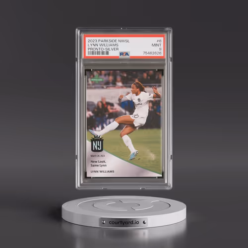 2023 Parkside Nwsl Pronto #6 Lynn Williams - Silver (PSA 9 MINT)