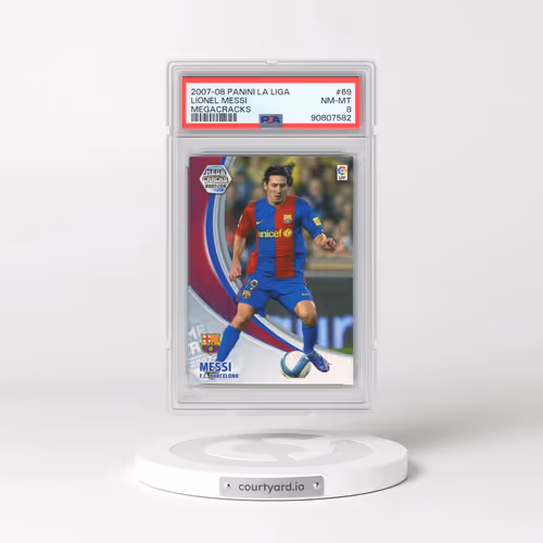 2007 Panini La Liga Megacracks #69 Lionel Messi (PSA 8 NM-MT)