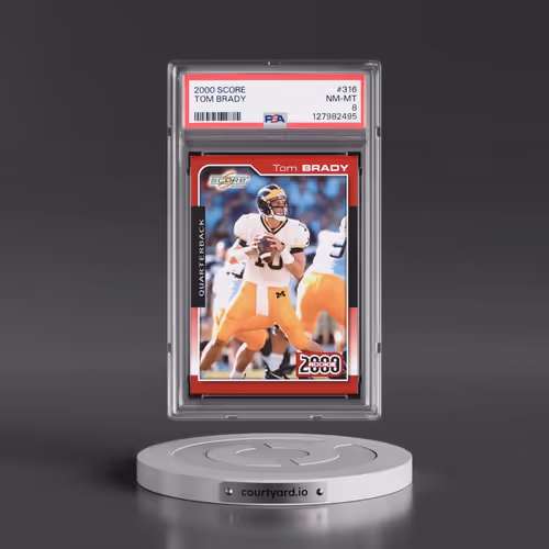 2000 Score #316 Tom Brady (PSA 8 NM-MT)
