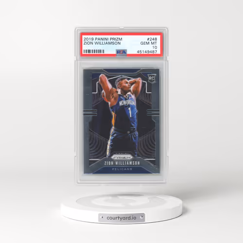 2019 Panini Prizm #248 Zion Williamson (PSA 10 GEM MINT)