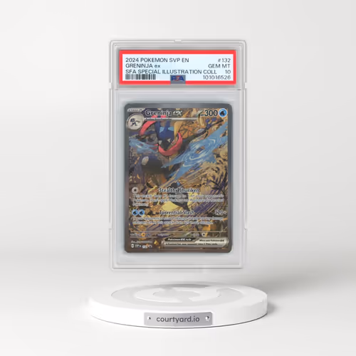 2024 Pokémon Svp EN-SV Black Star Promo #132 Greninja EX - Holo Shrouded Fable Special Illustration
