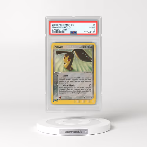 2003 Pokémon EX Sandstorm #9 Mawile - Holo (PSA 9 MINT)
