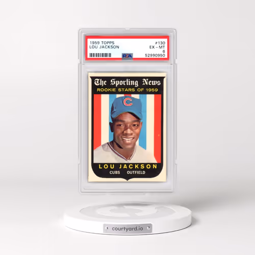 1959 Topps #130 Lou Jackson (PSA 6 EX-MT)