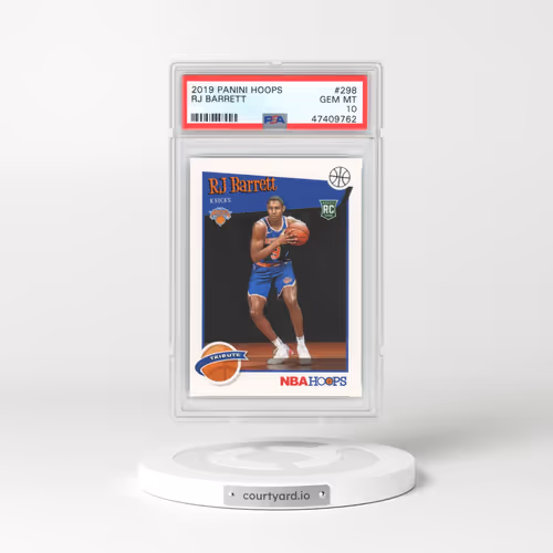 2019 Panini Hoops #298 RJ Barrett (PSA 10 GEM MINT)