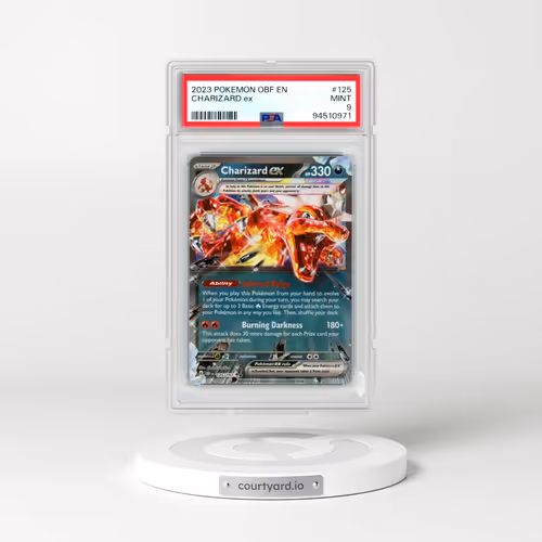 2023 Pokémon Obf EN-Obsidian Flames #125 Charizard EX - Holo (PSA 9 MINT)