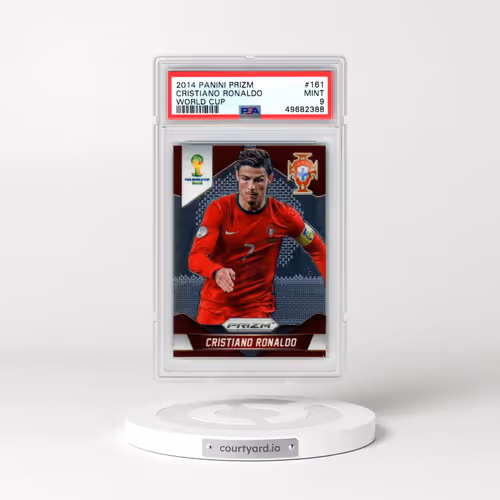2014 Panini Prizm World Cup #161 Cristiano Ronaldo (PSA 9 MINT)