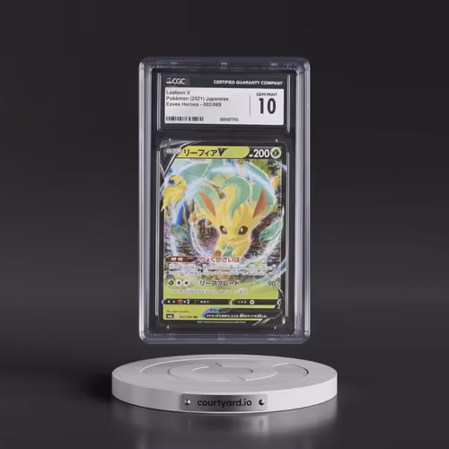2021 Eevee Heroes #002/069 Leafeon V - Holo (CGC 10 GEM MINT)