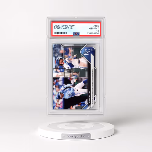 2025 Topps Now #105 Bobby Witt Jr. (PSA 10 GEM MINT)