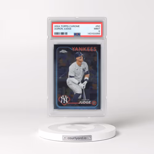 2024 Topps Chrome #50 Aaron Judge (PSA 9 MINT)