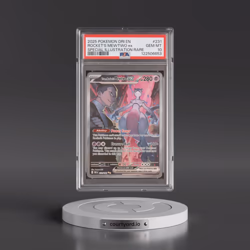 2025 Pokémon Dri EN-Destined Rivals #231 Team Rocket's Mewtwo EX - Holo Special Illustration Rare (P