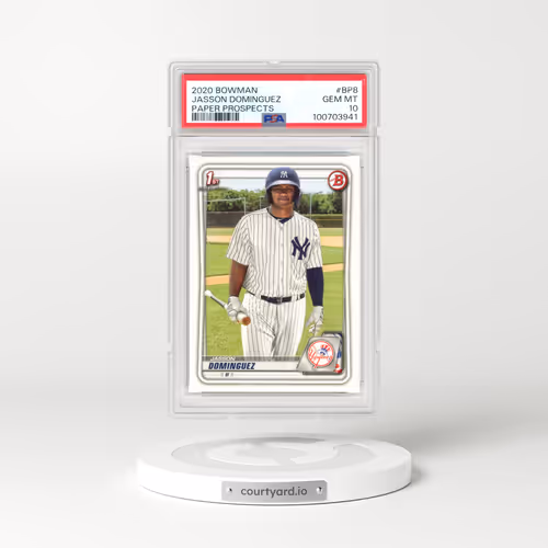2020 Bowman Paper Prospects #BP8 Jasson Dominguez (PSA 10 GEM MINT)