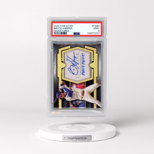 2022 Topps Five Star Signatures #FSBH Bryce Harper (PSA 9 MINT)