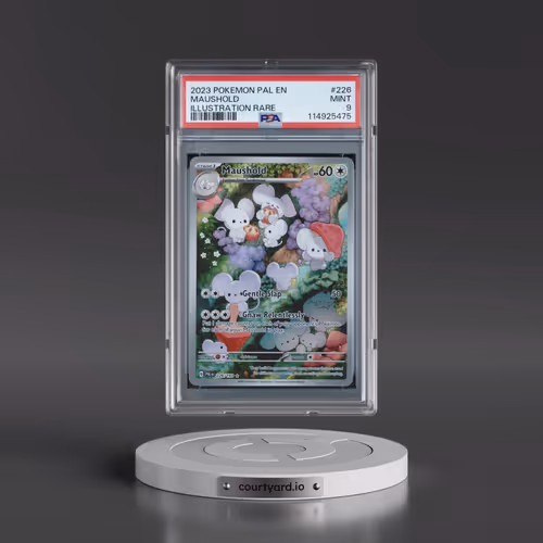2023 Pokémon Pal EN-Paldea Evolved #226 Maushold - Illustration Rare (PSA 9 MINT)