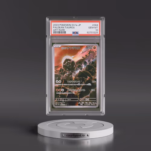2023 Pokémon Sv1a-Triplet Beat #084 Paldean Tauros - Art Rare (PSA 10 GEM MINT)