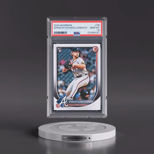 2025 Bowman #78 Spencer Schwellenbach (PSA 10 GEM MINT)
