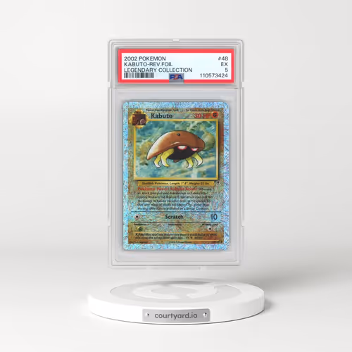 2002 Pokémon Legendary Collection #48 Kabuto - Reverse Foil (PSA 5 EX)