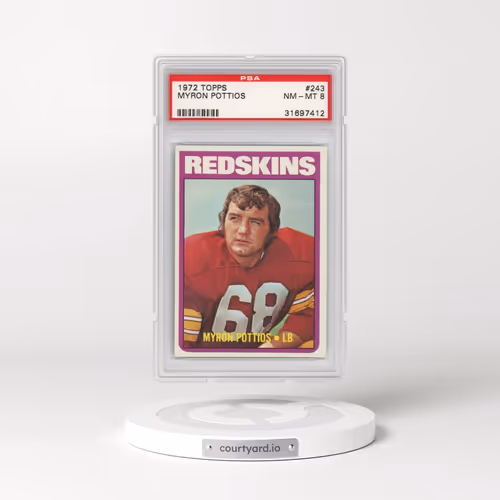 1972 Topps #243 Myron Pottios (PSA 8 NM-MT)