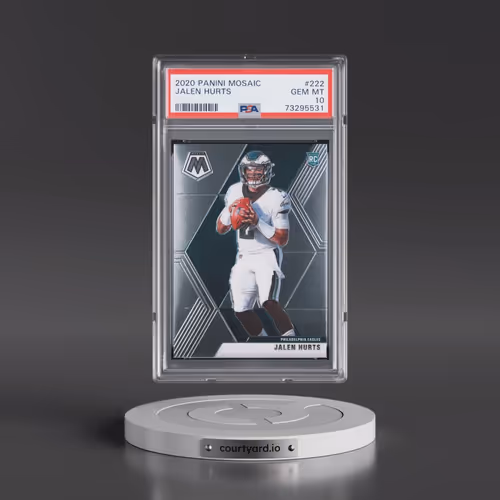 2020 Panini Mosaic #222 Jalen Hurts (PSA 10 GEM MINT)