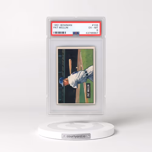 1951 Bowman #106 Pat Mullin (PSA 6 EX-MT)
