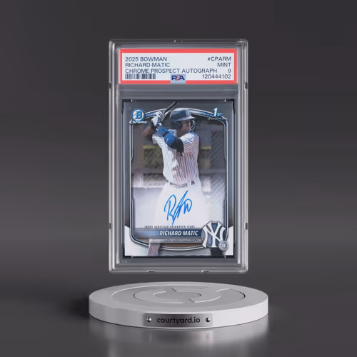 2025 Bowman Chrome Prospect Autographs #CPARM Richard Matic (PSA 9 MINT)