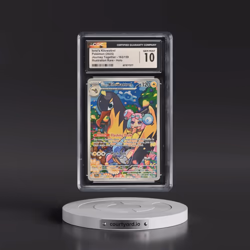 2025 Pokémon Jtg EN-Journey Together #163 Iono's Kilowattrel - Illustration Rare (CGC 10 GEM MINT)