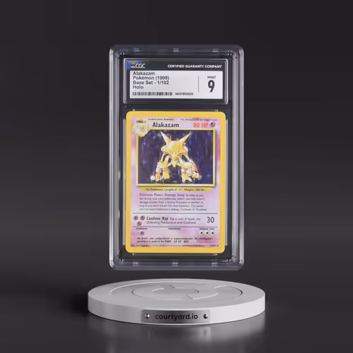 1999 Base Set #1/102 Alakazam - Holo (CGC 9 MINT)