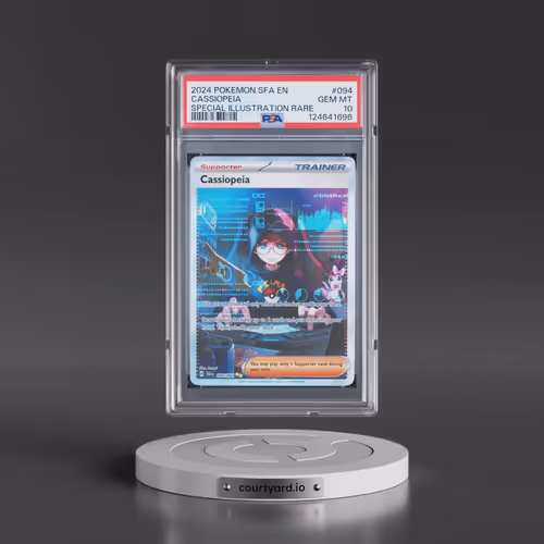 2024 Pokémon Sfa EN-Shrouded Fable #094 Cassiopeia - Special Illustration Rare (PSA 10 GEM MINT)