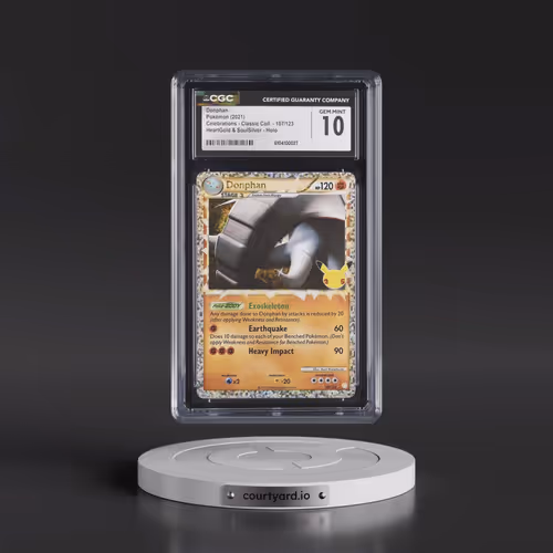 2021 Celebrations - Classic Collection #107/123 Donphan - HeartGold & SoulSilver Holo (CGC 10 GE