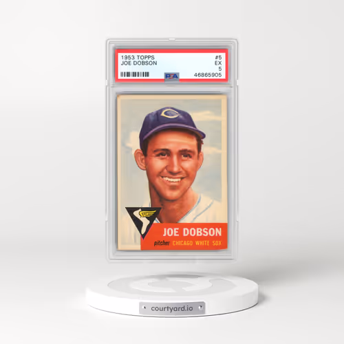 1953 Topps #5 Joe Dobson (PSA 5 EX)
