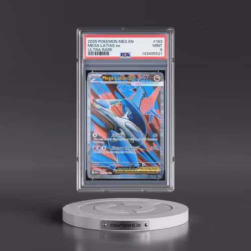 2025 Pokémon Meg EN-Mega Evolution #163 Mega Latias EX - Holo Ultra Rare (PSA 9 MINT)
