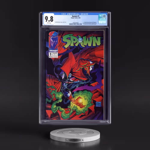 Spawn #1 CGC 9.8 White Pages (Image Comics, 5/92) - Universal