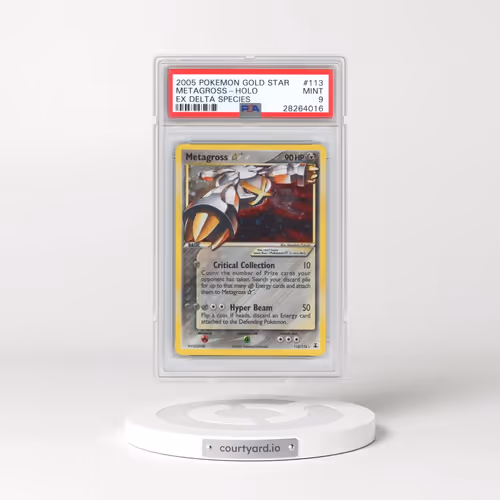 2005 Pokémon EX Delta Species #113 Metagross - Holo Gold Star (PSA 9 MINT)