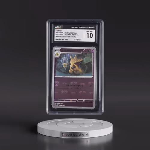 2023 Pokémon Card 151 #064/165 Kadabra - Reverse Holo Master Ball (CGC 10 GEM MINT)