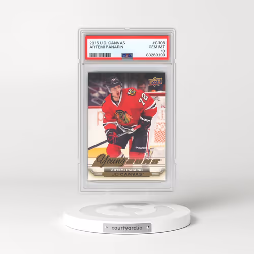 2015 Upper Deck Canvas #C108 Artemi Panarin (PSA 10 GEM MINT)
