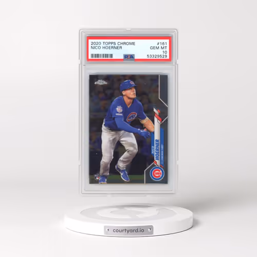 2020 Topps Chrome #161 Nico Hoerner (PSA 10 GEM MINT)