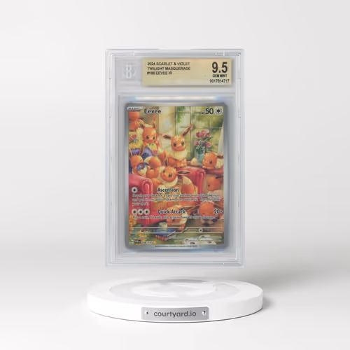 2024 Pokémon Scarlet and Violet Twilight Masquerade #188 Eevee IR (BGS 9.5 GEM MINT)