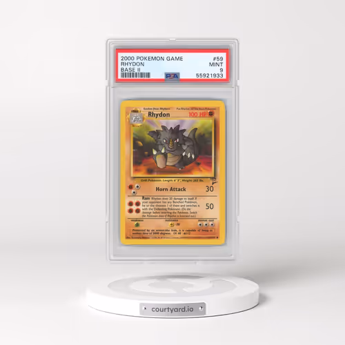 2000 Pokémon Game Base II #59 Rhydon (PSA 9 MINT)