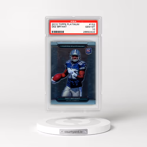 2010 Topps Platinum #152 Dez Bryant (PSA 10 GEM MINT)