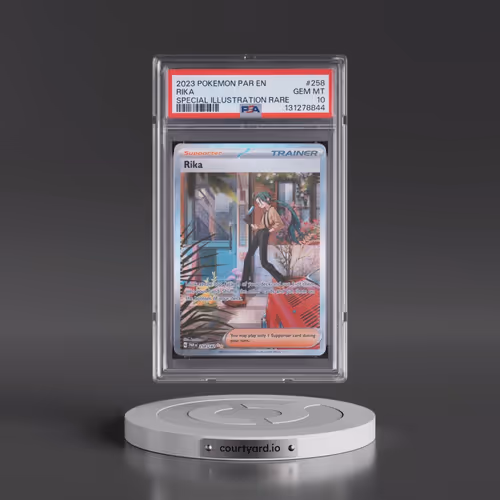 2023 Pokémon Par EN-Paradox Rift #258 Rika - Special Illustration Rare (PSA 10 GEM MINT)