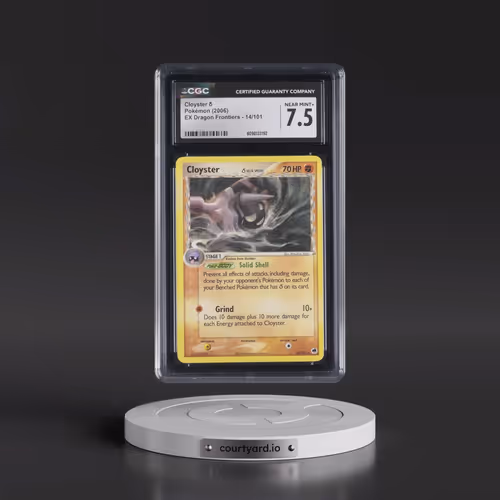 2006 EX Dragon Frontiers #14/101 Cloyster δ (CGC 7.5 NM+)