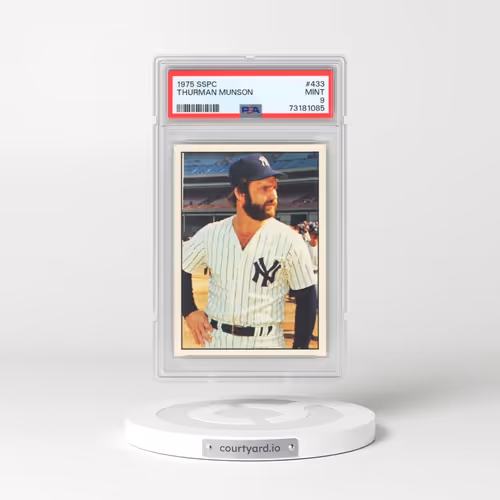 1975 SSPC #433 Thurman Munson (PSA 9 MINT)