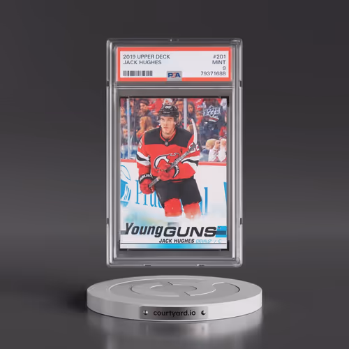 2019 Upper Deck #201 Jack Hughes (PSA 9 MINT)
