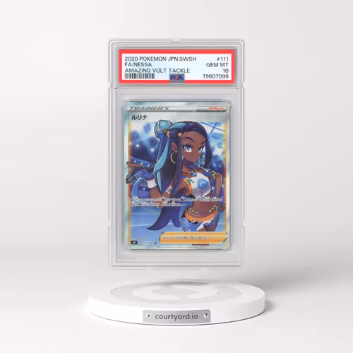 2020 Pokémon Sword & Shield Amazing Volt Tackle #111 Nessa - Full Art (PSA 10 GEM MINT)