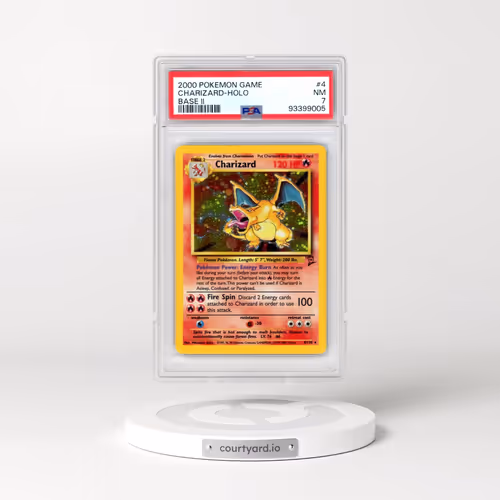 2000 Pokémon Game Base II #4 Charizard - Holo (PSA 7 NM)