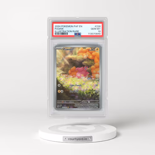 2024 Pokémon Paf EN-Paldean Fates #226 Pawmi - Illustration Rare (PSA 10 GEM MINT)