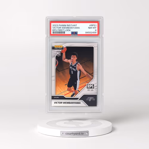 2023 Panini Instant Rps First Look #RPS1 Victor Wembanyama (PSA 8 NM-MT)