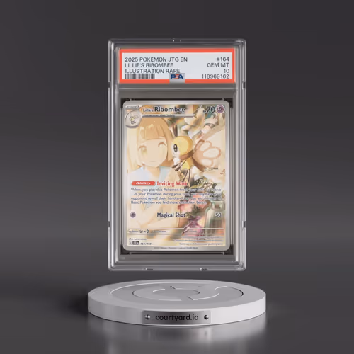 2025 Pokémon Jtg EN-Journey Together #164 Lillie's Ribombee - Illustration Rare (PSA 10 GEM MINT)