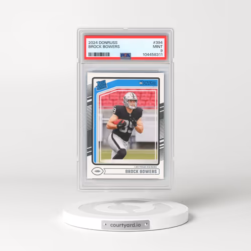 2024 Panini Donruss #394 Brock Bowers (PSA 9 MINT)