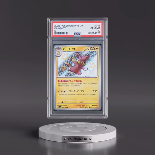 2023 Pokémon Sv4a-Shiny Treasure EX #249 Pawmot - S (PSA 10 GEM MINT)