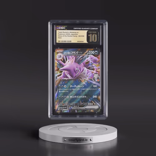 2025 Glory of the Rocket Gang - sv10 #063/098 Team Rocket's Nidoking ex - Holo (CGC 10 PRISTINE)